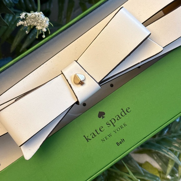 Kate Spade White Bow Belt - Picture 6 of 7